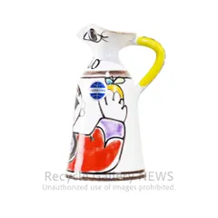 ○ デ・シモーネ ピッチャー 水差し 花瓶 アート 陶器 シチリア 南 