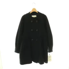 グレースクラス GRACE Class 24AW テントラインショートコート ノーカラー ウール アウター 36 黒 ブラック /HS ■OSのサムネイル