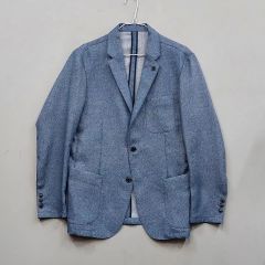 ビームスエフ｜シャンブレー 2Bシャツジャケット アンコン インディゴ