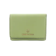 マイケルコース MICHAEL KORS 財布 三つ折り 小銭入れ レザー 黄緑 /MI ■OSのサムネイル