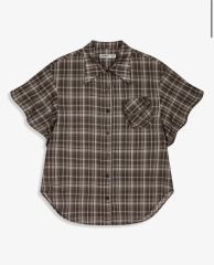新品 OPEN YY Woven CRINKLED RUFFLE SHIRT - メルカリ