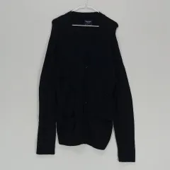 AI 96% Abercrombie アバクロンビー メンズ 96 カーディガン 秋冬 ブラック 01453のサムネイル