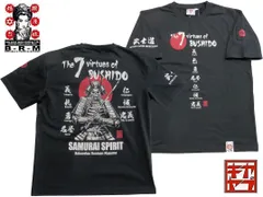 爆裂爛漫娘／B-R-M／XLサイズ／半袖Ｔシャツ／RMT-343／ブラック／エフ商会／新品／送料無料／和柄／侍／サムライスピリット／武士道のサムネイル