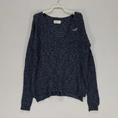 AI 90% ホリスター メンズ105 ニットTシャツ 秋・冬 ネイビー 03271のサムネイル