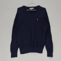 U.S. POLO ASSN. レディース 105 ニットTシャツ 2020 春 秋 ネイビー 03387