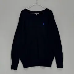 U.S. POLO ASSN. メンズ105 ニットTシャツ 2020 秋冬 ブラック 01915