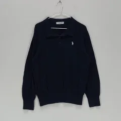 U.S. POLO ASSN. メンズ105 ニットTシャツ 2024 秋冬 ネイビー 01922