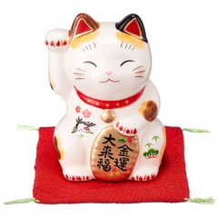 招き猫 開運招福 金運 幸運 薬師窯 - メルカリ