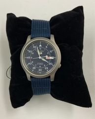 完動品 SEIKO ボーイズミリタリー 7S26-00D0 裏スケ NAVY青 - メルカリ