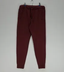 AI 96% Abercrombie アバクロンビー メンズXL/88 ジョガーパンツ 春 秋 ワイン 25135