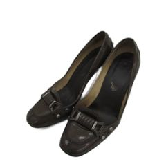 EMPORIO ARMANI ブラウン パンプス 25cm 39 - メルカリ