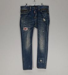DSQUARED2 ディースクエアード デニム48ワッペン ペイント イタリア製 