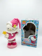 新品 ハローキティ ダンシング サンタ ぬいぐるみ ピンク
