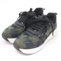 ITHDDMXYTLHI PRADA SPORT プラダスポーツ スニーカー ナイロン ファブリック 迷彩 カモフラージュ ブラック グリーン フラットシューズ ローカットシューズ サイズ37のサムネイル