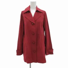 ピエールカルダン Pierre Cardin スプリングコート ショート丈 42 赤 レッド /UO ■GY03のサムネイル