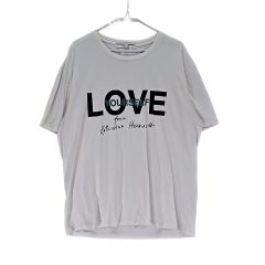 キャサリンハムネット☆CHOOSE LIFE ロゴTシャツ M ビッグサイズ 白
