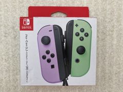 Switch用ジョイコン (L)パステルパープル/(R) パステルグリーン 純正