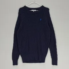 U.S. POLO ASSN. メンズ105 ニットTシャツ 2020春 秋 ネイビー 04178