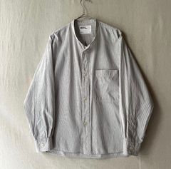 極美品】MHL. 25SS ストライプ 半袖シャツ オーバーサイズ L - メルカリ