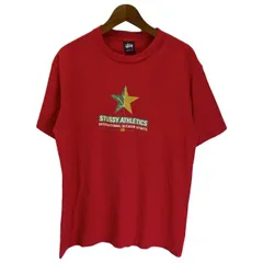 【中古】　STUSSY　Tシャツ　90s vintage　90年代　OLD　半袖　トップス　クルーネック　ロゴT　ブランドロゴ　プリント　USA製　ストリート　古着　/1100