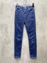 GYDA ジェイダ ハイウエスト ワンウォッシュス キニー デニムパンツ デイリーユース 美脚 sizeS/インディゴ ■■ レディース