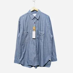 未使用品 CAL O LINE × Pilgrim Surf+Supply キャルオーライン Chambray Shirt 長袖シャツ CL221-042PG ブルー系 コットン サイズL 652911のサムネイル