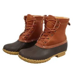 L.L.BEAN エルエルビーン 内ボア 6ホール ビーン ブーツ ブラウン サイズ 9W=27cm 正規品 / 53863のサムネイル