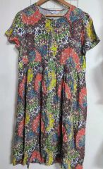 美品】花柄 シフォン 半袖 ブラウス FREESIZE - メルカリ