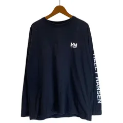 【中古】　HELLY HANSEN　ロンT　長袖　トップス　クルーネック　ロゴT　ブランドロゴ　プリント　アウトドア　古着　/1151のサムネイル