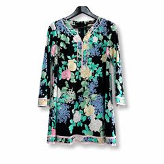 美品】LEONARD レオナール ロングワンピース ハイネック カンカン