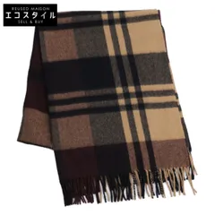Joshua Ellis　ジョシュアエリス　UNITED ARROWS ユナイテッドアローズ別注 1736-343-3180 チェック柄 カシミヤ フリンジのサムネイル