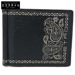 ETRO　エトロ　レザー ペイズリー マネークリップ 二つ折り財布のサムネイル
