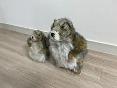ウォンバット ぬいぐるみ 2体セット リアル - メルカリ