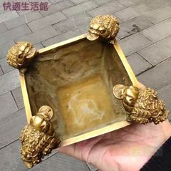 金蟾銅斗 開運 招財 装飾品 工芸品 美術品 置物 - メルカリ