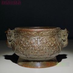 精金堂作　魚彫　宣徳銅花瓶　花入　共箱　V　5985C 精金堂作 魚彫 宣徳銅花瓶 花入 共箱 V 5985C - メルカリ