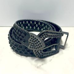 hermetic ヘルメティック ベルト 黒 メリケンサック Y2K sizeM - メルカリ