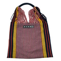 MARNI マルニ ハンモックバッグ ネイビー 【安心鑑定】 - メルカリ