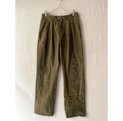 30s E.Anadon フレンチワーク コットン モスグリーン パンツ - メルカリ