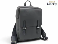 【超美品】ロエベ LOEWE アナグラム ミリタリー バックパック リュックサック アンスラサイト グレー ソフトグレインカーフ B553J18X04のサムネイル
