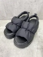 Bulue. ブルー パファー サンダル size24.0cm/黒 ■◇ レディース