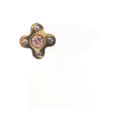 【中古】LOUIS VUITTON ルイ・ヴィトン M66801 ブックル ドレイユ ラブレターズ ピアス レディース メンズ ピンクゴールド ブランドのサムネイル