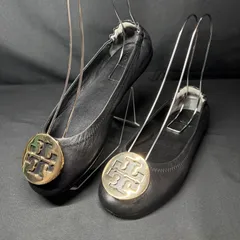 F217 TORY BURCH トリーバーチ フラットシューズ バレエシューズ パンプス 金具 23cm-23.5cm程