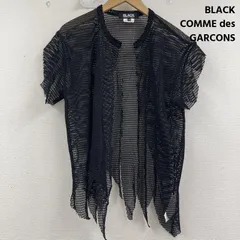 ブラックコムデギャルソン 23ss 日本製 カットオフ メッシュ シャツ トップス 1K-T001 メンズ XS ISItems【USED】【古着】【中古】50159553のサムネイル