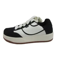 ザノースフェイス ホワイトレーベル THE NORTH FACE WHITE LABEL 25SS DOME SNEAKER スニーカー レースアップ 24.5cm 黒 ブラック NS94R44J /SM23 ■GY19