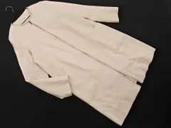 IENA イエナ リネン混 ジップアップ ノーカラー コート size38/ライトベージュ ■◇ レディースのサムネイル