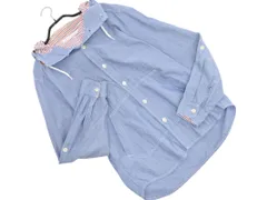 BEAMS LIGHTS ビームスライツ フーディー シャツ sizeM/青 ■◇ メンズのサムネイル