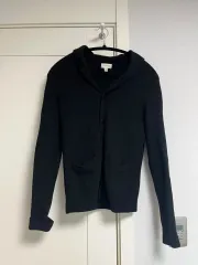 クラブモナコ ブラック ウール カーディガン (XS)のサムネイル