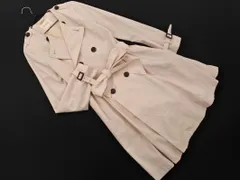 Debut de Fiore デビュードフィオレ レッセパッセ ダブルボタン Aライン ノーカラー コート size36/ピンクベージュ ■◇ レディースのサムネイル