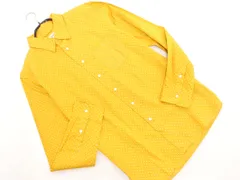 simplicite シンプリシテェ PLUS ドット シャツ size40/マスタード ■◇ メンズのサムネイル