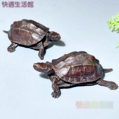 Inviting Heian Turtle Feng Shui Tea Stand Tea Pet Lid Rest Craftwork Art Ornament GY529